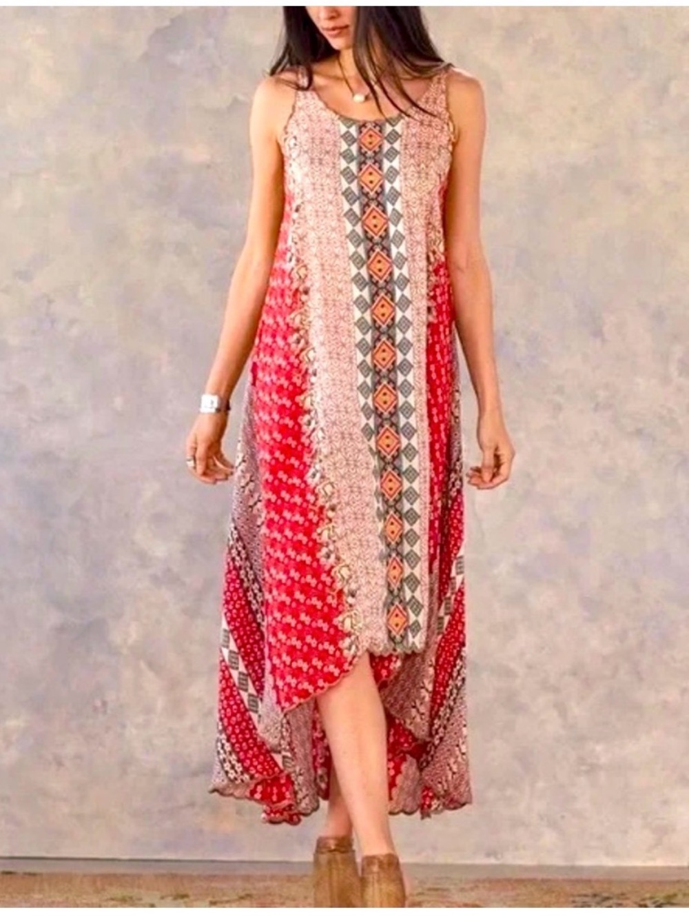 Johnny Was Hazel georgette maxi dress - XS